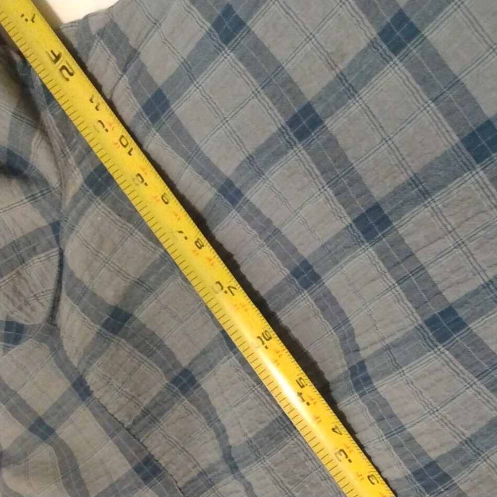 Woolrich Blue Plaid Cotton Women's Blouse - Picture 7 of 7